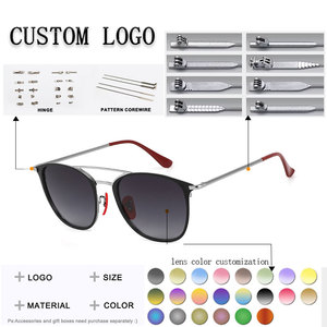 Gafas de Sol Ovaladas de Montura Completa con Lentes Degradados, 100% Protección UV, Unisex, para Adultos, Moda para Exteriores - Product Image 2