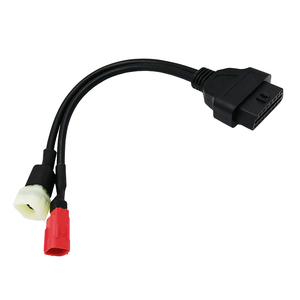 Conector Hembra OBD2 <span class=keywords><strong>de</strong></span> 16 Pines a Conectores Automotrices Macho Sellados <span class=keywords><strong>de</strong></span> 6 Pines, Divisor en Y, Herramienta <span class=keywords><strong>de</strong></span> Diagnóstico para Motocicletas, Cable OBD2 - Product Image 4