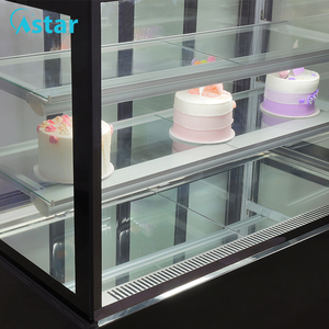 0.9米黑色台面冷水机中国工厂方形橱柜冰柜蛋糕展示时尚商用 - Product Image 6