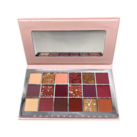 Maquillage Fard à Paupières Créez Votre Marque Étiquette Privée Paillettes Palette Fard à Paupières Personnalisée
