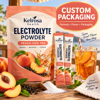 Poudre Électrolytique en Sachet pour Boisson, Complément Multivitaminé pour l'Hydratation et l'Entraînement, Marque Privée