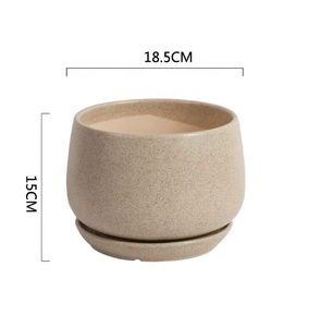 Vente en gros de pots de fleurs en céramique 3 pièces à prix avantageux Décoration de bureau - Product Image 6