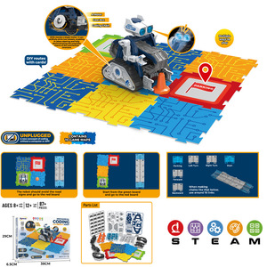 DIY STEM Mecânica Coding <span class=keywords><strong>Robot</strong></span> Blocks DIY <span class=keywords><strong>Robot</strong></span> DIY Brinquedo Educativo para Crianças - Product Image 4