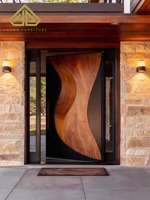 Boiseries Modernes en Aluminium Coulé Effet Bois Sculpté, Haute Qualité, Isolation Phonique Simple, Protection Environnementale, Personnalisables Haut de Gamme