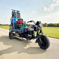 Foreuse portable diesel économique avec moteur, profondeur de forage 300 m, utilisation facile pour les projets d'eau rurale des ONG