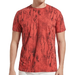 Camiseta de punto personalizada para hombre, estilo punk rock, vintage, desgastada, de algodón grueso, transpirable, con logo impreso en 3D, estilo streetwear. - Product Image 2