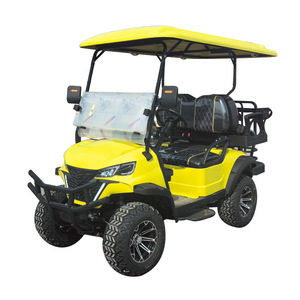 Voiturette de golf électrique 2 places, 4 roues, moteur AC, durable, pour sites touristiques et bureaux de vente immobilière - Product Image 3