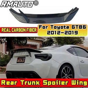 สปอยเลอร์หลังรถยนต์ ชิ้นส่วนภายนอกทำจากพลาสติก ABS สำหรับรถยนต์โตโยต้า GT86 FT86 ซูบารุ BRZ ปี 2012-2019 อุปกรณ์ตกแต่งรถยนต์ - Product Image 1