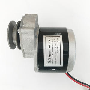 2019 جديد عالية السرعة 250W 12V تباطؤ فرشاة محرك تيار مستمر موتور تروس البكرة ل دراجة كهربائية سكوتر - Product Image 2