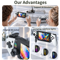 Console de jeu portable M50MAX Split, écran IPS 5,1 pouces, Android, 3000 mAh, plus de 20 000 jeux, 30 émulateurs, manette de jeu avec éclairage RGB