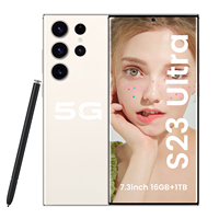 S23 Ultra 16GB + 1TB 7,3 pulgadas Pantalla grande 5G smartphone 16GB + 1TB dual SIM Android teléfono móvil