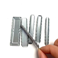 Barra espaciadora de aluminio de diseño moderno, llave de esquina de plástico de aleación de Zinc duradera para puertas de vidrio aislantes, ventanas, fácil instalación 1