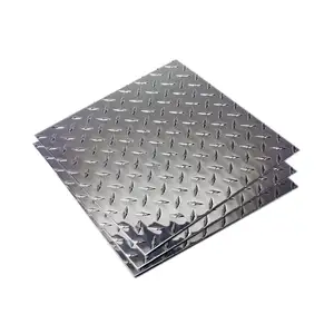 Anti-Slip Aluminum Plate 1000 Series Aluminum Checkered Sheets