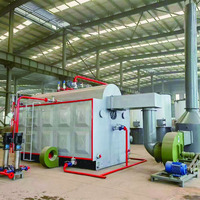 Chaudière à vapeur biomasse basse pression automatique pour usine de raffinage d'huiles comestibles, horizontale, à granulés de bois et à balles de riz, industrielle