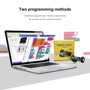 Nhà máy cung cấp ABS nhựa tinybit <span class=keywords><strong>Robot</strong></span> thông minh xe microbit tương thích giáo dục đồ chơi <span class=keywords><strong>robot</strong></span> xe - Product Image 5