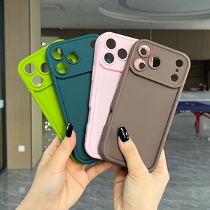 Bán Buôn Tùy Chỉnh <span class=keywords><strong>TPU</strong></span> Silicone Trường Hợp Điện Thoại Cao Cấp Cảm Giác Màu Rắn Cho 15 16 17 Pro Max Giá Rẻ Tùy Chỉnh Điện Thoại Di Động Trường Hợp - Product Image 2