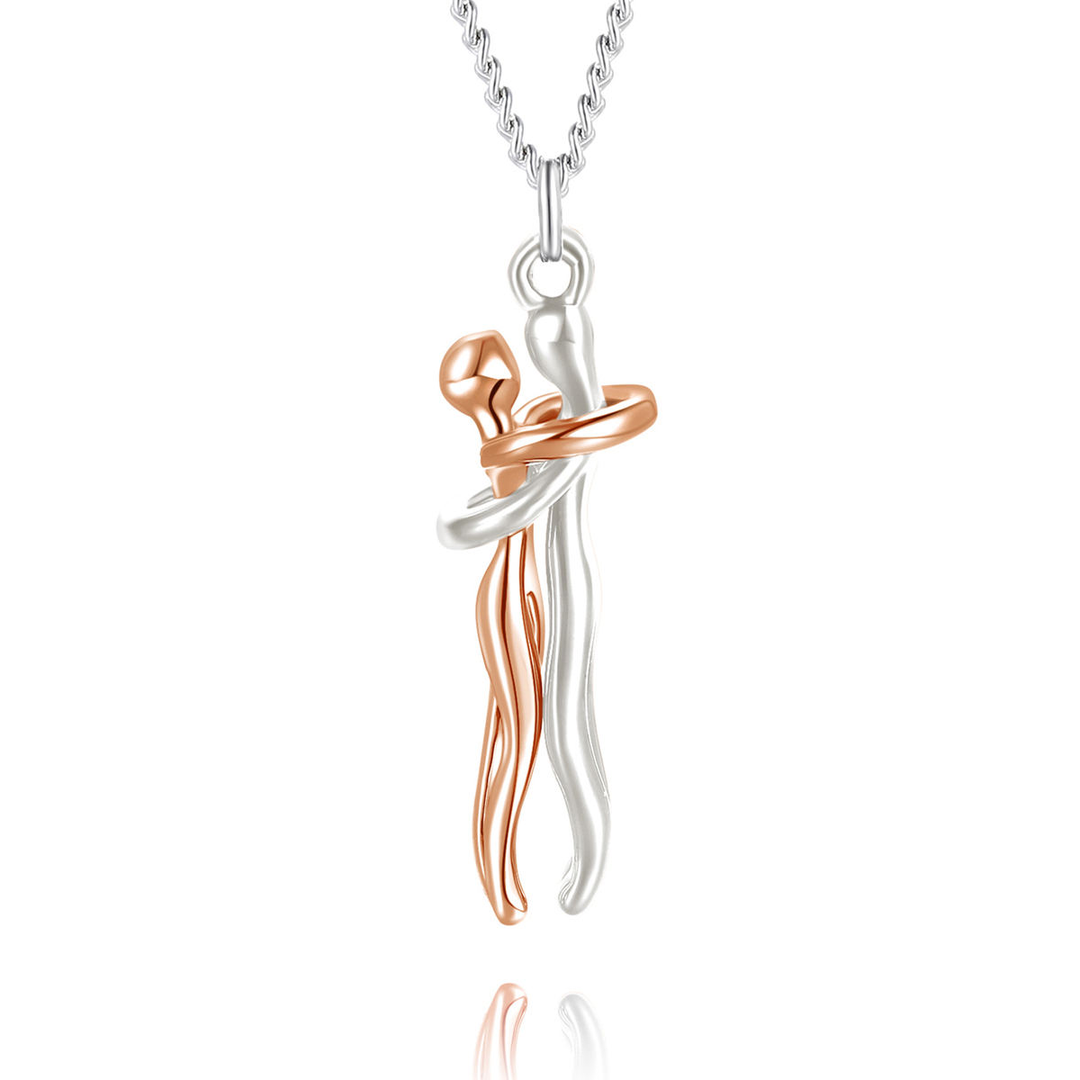 Silver-Rose Gold-Silver