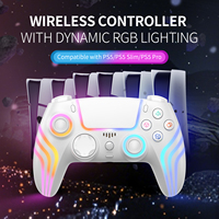 Controlador Inalámbrico Honcam para PS5 con Funcionalidad Similar, Compatible con Juegos de PS5 para PS5 Slim, Pro y PC