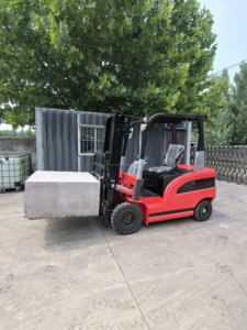 1.5-3.5 Ton Forklift listrik empat roda sudut pandang lebar 2-Level 3m tiang lampu spion Alarm lampu mundur Alarm baru digunakan - Product Image 4