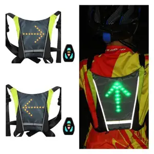 Luces de correr LED intermitente luz chaleco chaqueta reflectante