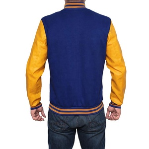 Haute Qualité Laine Varsity Veste Hommes De Luxe Hiver Baseball Letterman Stand Chenille Broderie En Cuir Personnalisé Travail Taille 6XL - Product Image 3