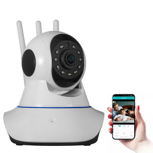 2024 giá rẻ giá 2MP 1080P Pet bé Monitor máy ảnh 360 độ trong nhà <span class=keywords><strong>CCTV</strong></span> không dây Wifi máy ảnh với 3 Antenna cho an ninh nhà - Product Image 1