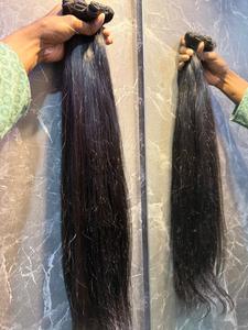 Lot de Cheveux Humains Naturels Lisses d'un Seul Donneur, Non Traités, Vierge, Tissage Longue Texture Lisse pour Extensions, Perruques et Coiffure - Product Image 6