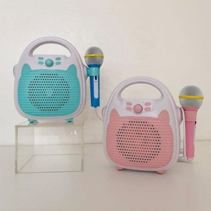 <strong>Cheap</strong> Kids <strong>Karaoke</strong> <strong>Machine</strong> Speaker With Microphone Girls Boys Portable LED Light <strong>Karaoke</strong> Speaker - Product Image 1