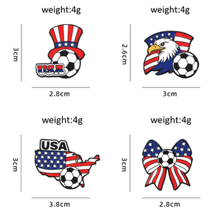 Insignia de Fútbol de EE. UU., Canadá y México 2026, Recuerdo de Partido de Fútbol, Regalo para Fanáticos, Colección de Insignias, Recuerdos de la Copa Mundial - Product Image 4