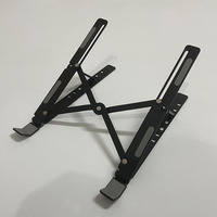 Support portable ergonomique pour ordinateur portable et tablette, pliable, réglable en hauteur sur 7 niveaux