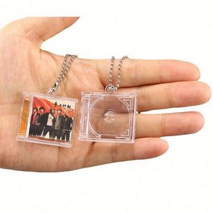 Étui transparent pour CD, porte-clés personnalisé Star Singer, mini disque, porte-clés étoiles préférées, mini étui pour carte NFC, porte-clés - Product Image 2
