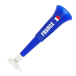 2024 nouveau mini klaxon en plastique pas cher trompette fabricant de bruit ballon de football fans de football acclamant vuvuzela pour les événements sportifs et les fêtes