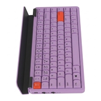 Clavier mécanique silencieux à profil bas 84 touches Kailh, rétroéclairage LED, interface USB, 3 modes, nouveau, pour usage bureautique