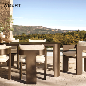 Wbert ชุดไม้สักสำหรับห้องนั่งเล่นกลางแจ้งหรูหราแบบอเมริกันเฟอร์นิเจอร์ไม้สำหรับตกแต่งบ้าน - Product Image 5