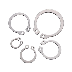 Acero inoxidable ASTM AISI ANSI 304 316 1,4301 1,4306 1,4571 <span class=keywords><strong>E</strong></span> <span class=keywords><strong>Clip</strong></span> anillo de retención para orificios para ejes DIN471 DIN472 DIN6799 - Product Image 2