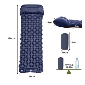 Tapis de couchage de camping gonflable ultraléger avec pompe à pied intégrée, <span class=keywords><strong>matelas</strong></span> pneumatique léger et compact, <span class=keywords><strong>meilleur</strong></span> tapis de couchage - Product Image 6