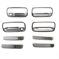 Kit de voiture automatique chaud corps chromé bouclier arrière accessoires extérieurs en aluminium pour Toyota Prado FJ90 1997-2002