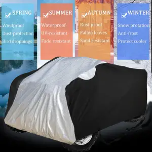Heavy Duty All Weather Outdoor Protection 420D Oxford Fabric ATV Cover