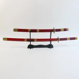 流行风格批发日本角色扮演剑恶魔奴隶武士刀武士刀儿童玩具木刀75厘米104厘米
