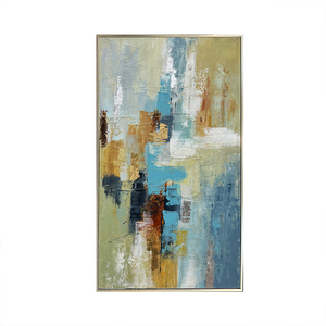 ภาพวาดนามธรรมทำด้วยมือที่สร้างขึ้นโดยมีเอกลักษณ์โดดเด่นด้วยสีสันที่โดดเด่นและรูป<span class=keywords><strong>แบบ</strong></span>ไดนามิกเพื่อเพิ่มพื้นที่อยู่อาศัยของคุณด้วยงานศิลปะ - Product Image 4