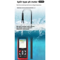 Analyseur de qualité de l'eau numérique GT770 trois-en-un de type split avec affichage PH MV, précision de 0,01 pH, utilisation industrielle, source de lumière LED