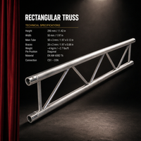 Structure de scène en aluminium pour événements et concerts, 1m/2m/3m, fabrication professionnelle, échafaudage robuste, personnalisable