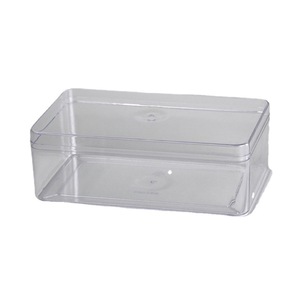 Conteneur en plastique rigide transparent avec couvercle, empilable, anti-poussière, pour bonbons, biscuits, bijoux, emballage de présentation de petits cadeaux - Product Image 4