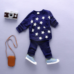 Hot Sale Boy Children's <b>Clothes</b> T-shirt and Pants Set at Price List - Product Image 4