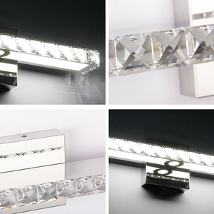 Lumières <span class=keywords><strong>de</strong></span> vanité LED modernes <span class=keywords><strong>de</strong></span> 17 pouces, <span class=keywords><strong>miroir</strong></span> mural en cristal, luminaires <span class=keywords><strong>de</strong></span> vanité pour <span class=keywords><strong>salle</strong></span> <span class=keywords><strong>de</strong></span> <span class=keywords><strong>bain</strong></span>, éclairage <span class=keywords><strong>de</strong></span> chambre à coucher - Product Image 5