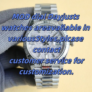 Datedayy oro <span class=keywords><strong>verde</strong></span> argento movimento meccanico MOD <span class=keywords><strong>quadrante</strong></span> orologio automatico 41mm - Product Image 2