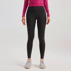 Leggings deportivos elásticos para mujer, pantalones de compresión de cintura alta para correr, pantalones de yoga - Product Image 1
