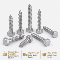 Tornillo autorroscante de zinc y titanio para muebles, con cabeza hexagonal, para perforación en seco, para paneles de yeso, OEM J&P 2026
