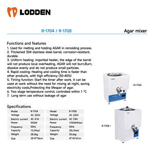 <span class=keywords><strong>Machine</strong></span> de duplication pour laboratoire dentaire, mélangeur-agitateur de gel d'agar 50Hz, équipement 20L 1700W - Product Image 2