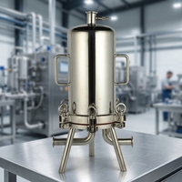 Nouveau boîtier de filtre liquide en acier inoxydable SS316L de qualité sanitaire à raccord Tri-Clamp pour filtration stérile de bouillon de fermentation